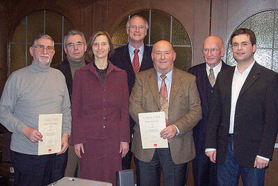 Helmut Wittmershaus, Josef Schneider, Gabi Teichmann, MdB Binding, Kurt Schuon, Karl-Josef Scheuermann, Patrick Schönig
