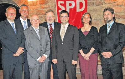 W. Drexler, S. Mikulicz, H. O. Köster, S. Neumann, P. Schönig, G. Teichmann, J. Thees (Bild: Kellner)