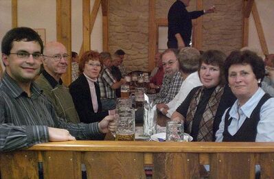 Patrick Schönig, Gernot Schulz, Dorothea Meisinger, [...], Ingrid Kachel, Renate Gassert (v.l.n.r.)